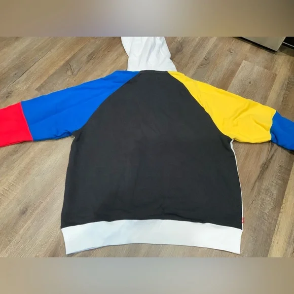 Levi's x Lego Men's Relax Brick Built Colorblock Hoodie Sweatshirt Size Large - Picture 10 of 10